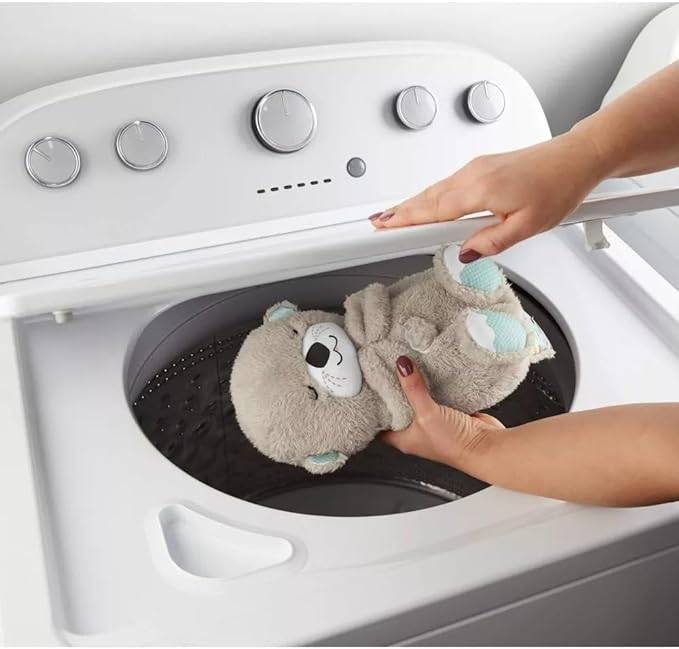 Sound Machine Soothe 'n Snuggle Otter Portable Plush Baby Toy with Sensory Details Music Lights & Rhythmic Breathing Motion - Lifestyle Haven