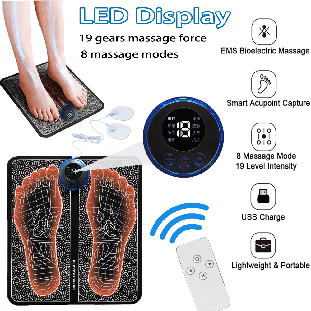 Rechargeable Foot Massage Pad - Lifestyle Haven
