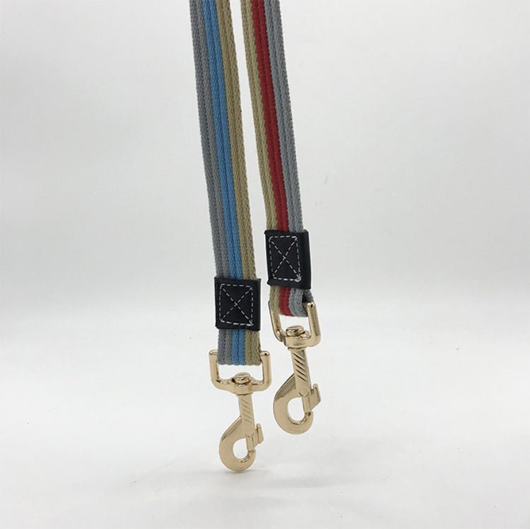 Striped Dog Leash with Safety Rope and Traction Line - Lifestyle Haven
