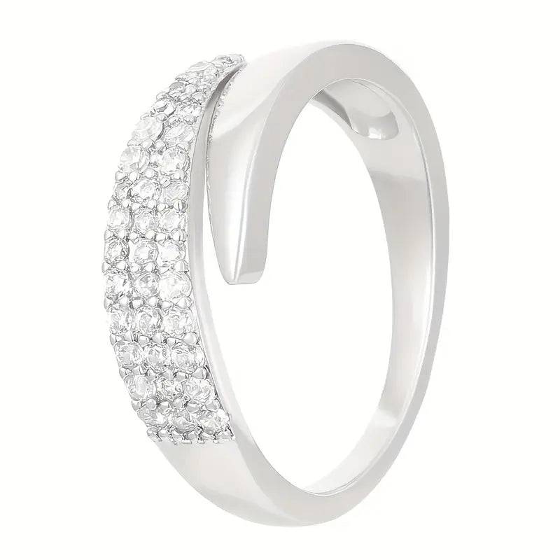 Elegant Adjustable Sparkle Ring - Lifestyle Haven