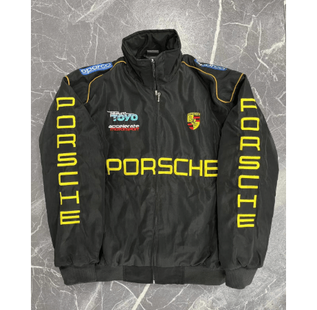 F1 Racing Jacket - Vintage Style Embroidered Outerwear - Lifestyle Haven