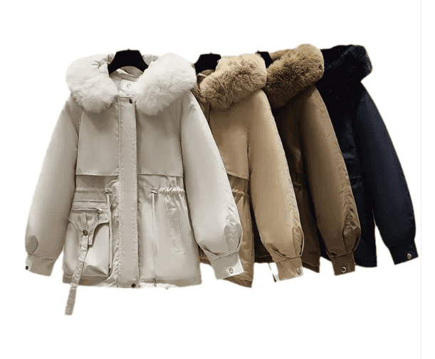 Women's Slimming Hooded Cotton-Padded Jacket - Lifestyle Haven