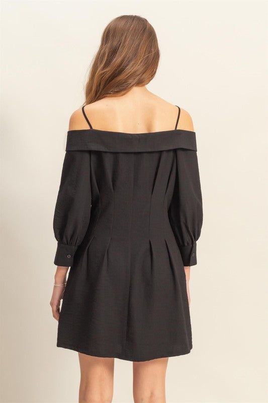 New Summer Button Down Spaghetti Strap Mini Dress with Pockets Chic, Elegant, Playful, and Practical with Button-Down Front and Spaghetti Straps for a Feminine, Effortless Look by Stevvex