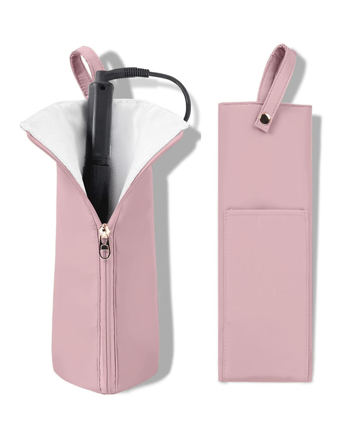 Easy-U Hot Iron Holder & Mat Heat Resistant Travel Bag for Curling Iron Flat Iron - Hair Tool Organizer for Home Travel - Lifestyle Haven