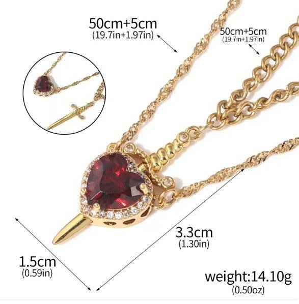 Love Dagger Necklace - Lifestyle Haven