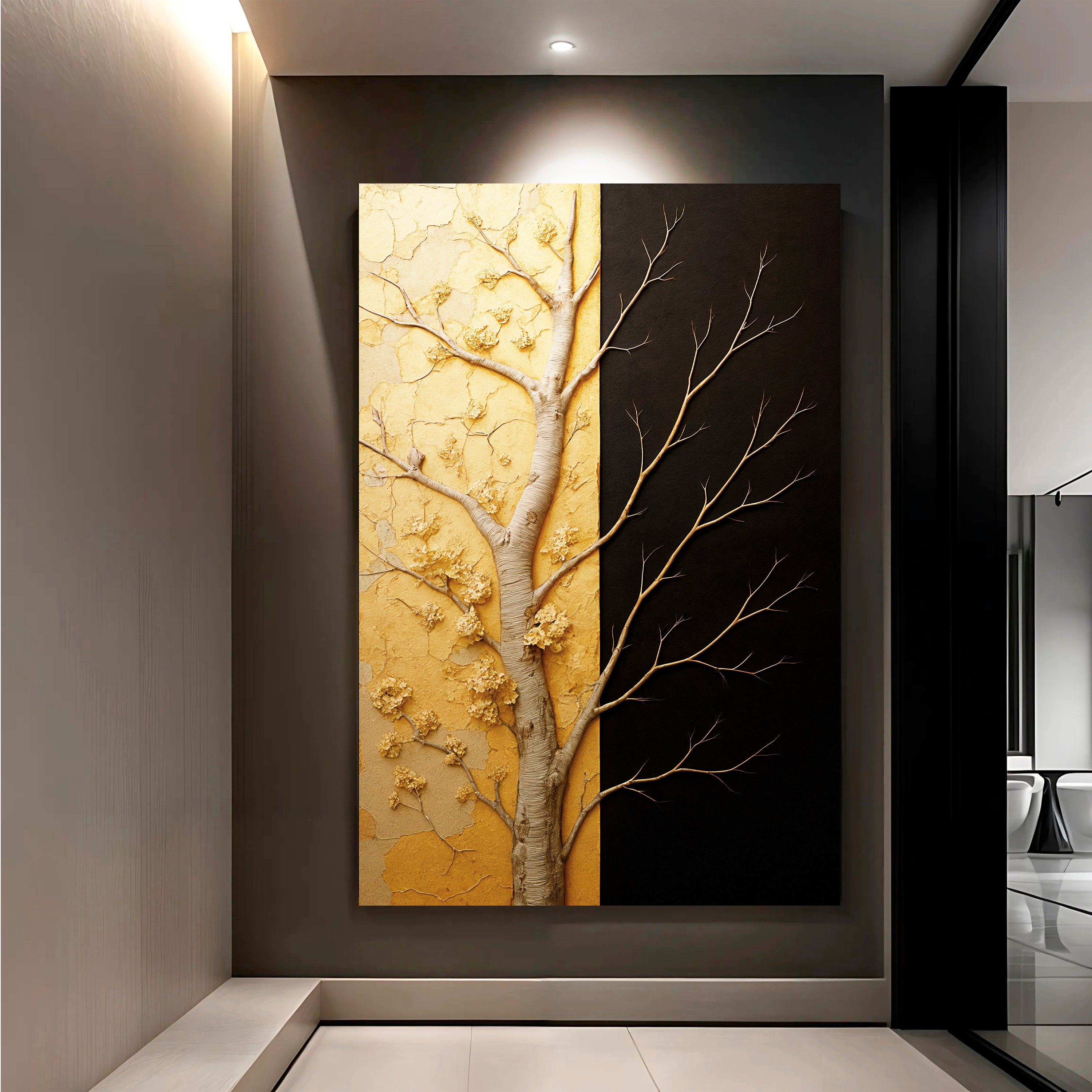 Golden Eclipse Wall Art