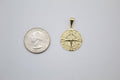 Gold Compass Pendant, Compass Jewelry Gift For Her