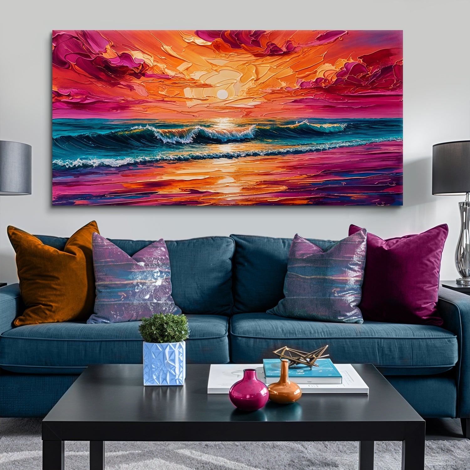 Coastal Sunset Wall Art