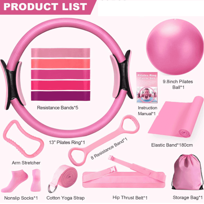 13-Piece Yoga & Pilates Set - Lifestyle Haven