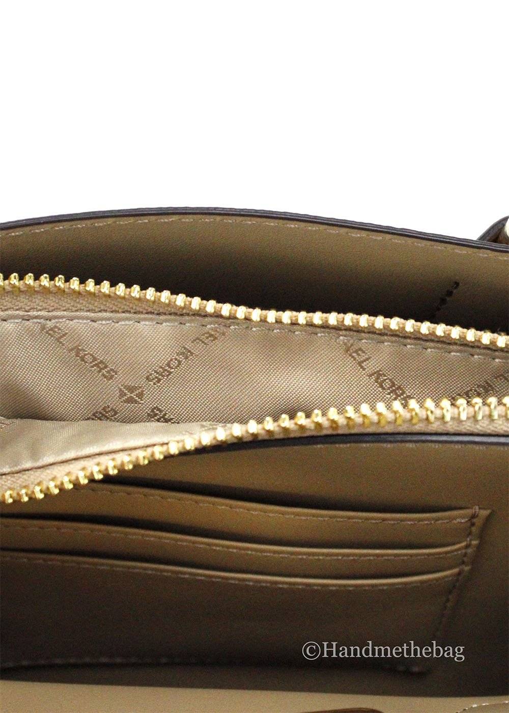 Michael Kors Mercer Medium Pale Gold Messenger Crossbody Bag - Lifestyle Haven