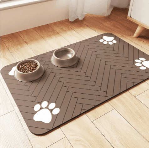 Splash-Proof Feeding Mat for Cats & Dogs | Quick-Drying & Water-Absorbing Floor Protector - Lifestyle Haven