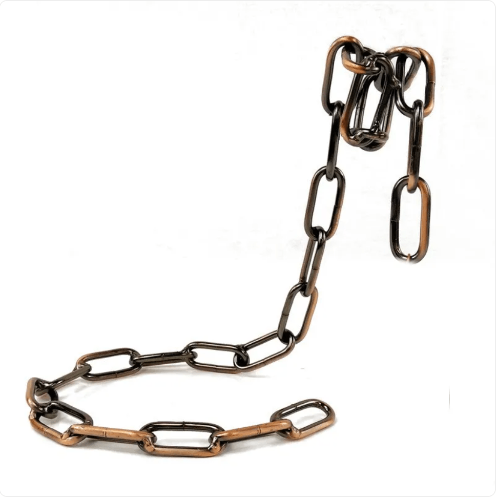 Suspension Chain Wine Rack Metal Holder - Lifestyle Haven