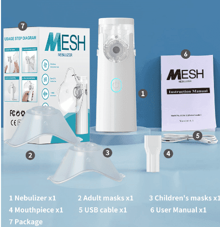 Portable Nebulizer Handheld Asthma Inhaler Device - Lifestyle Haven