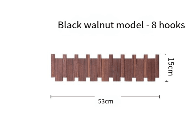 Simplicity Piano Key Wall Coat Rack (One Piece) - Lifestyle Haven