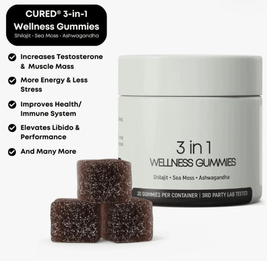 Shilajit 3-in-1 Gummies for Men - Lifestyle Haven