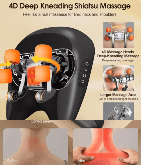 Neck & Shoulder Massage Pillow - Lifestyle Haven