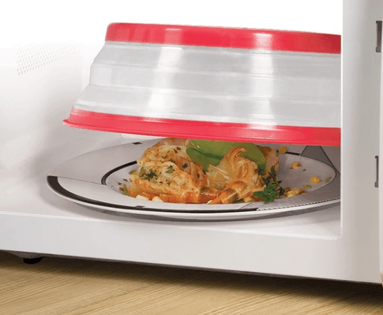 Collapsible High-Temperature Microwave Splash Cover - Lifestyle Haven