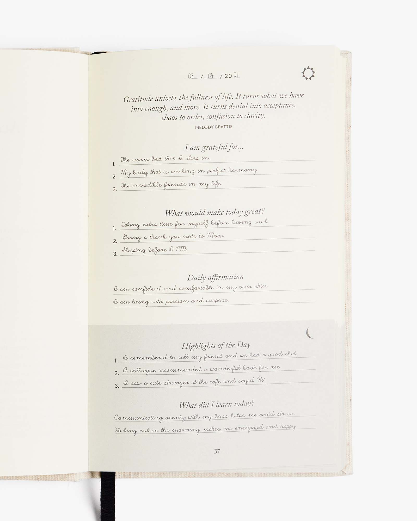The Five Minute Journal - Original Linen - Lifestyle Haven