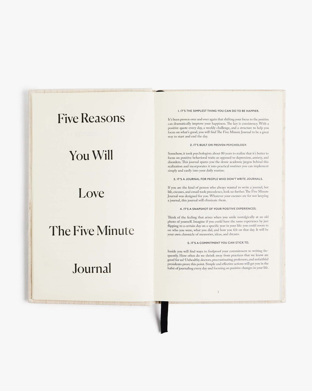 The Five Minute Journal - Original Linen - Lifestyle Haven