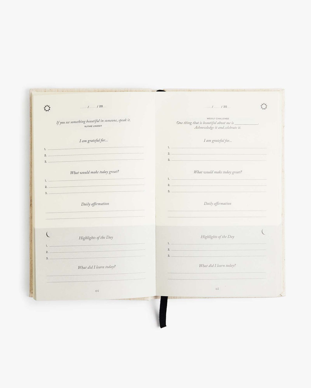 The Five Minute Journal - Original Linen - Lifestyle Haven