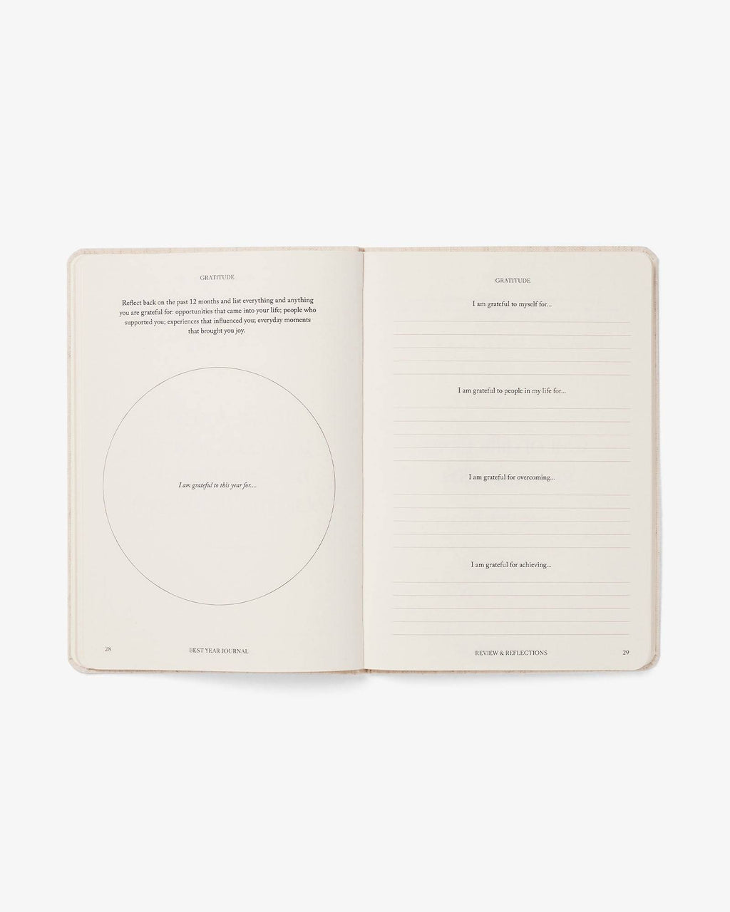 Best Year Journal for Mindfulness - Blue Edition
