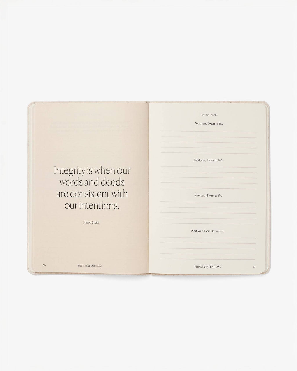 Best Year Journal for Mindfulness - Blue Edition