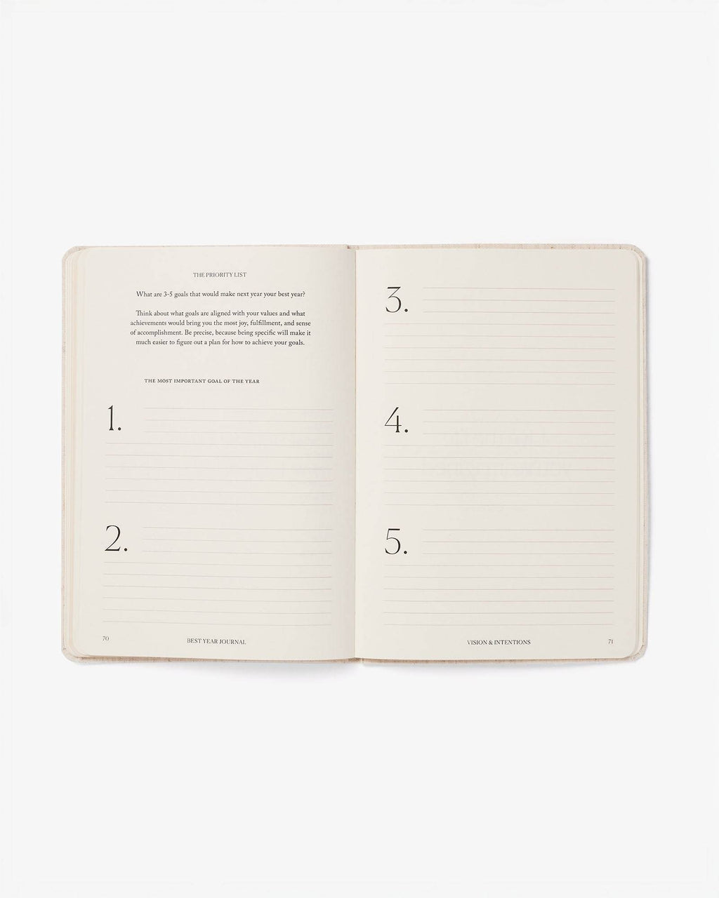 Best Year Journal for Mindfulness - Blue Edition