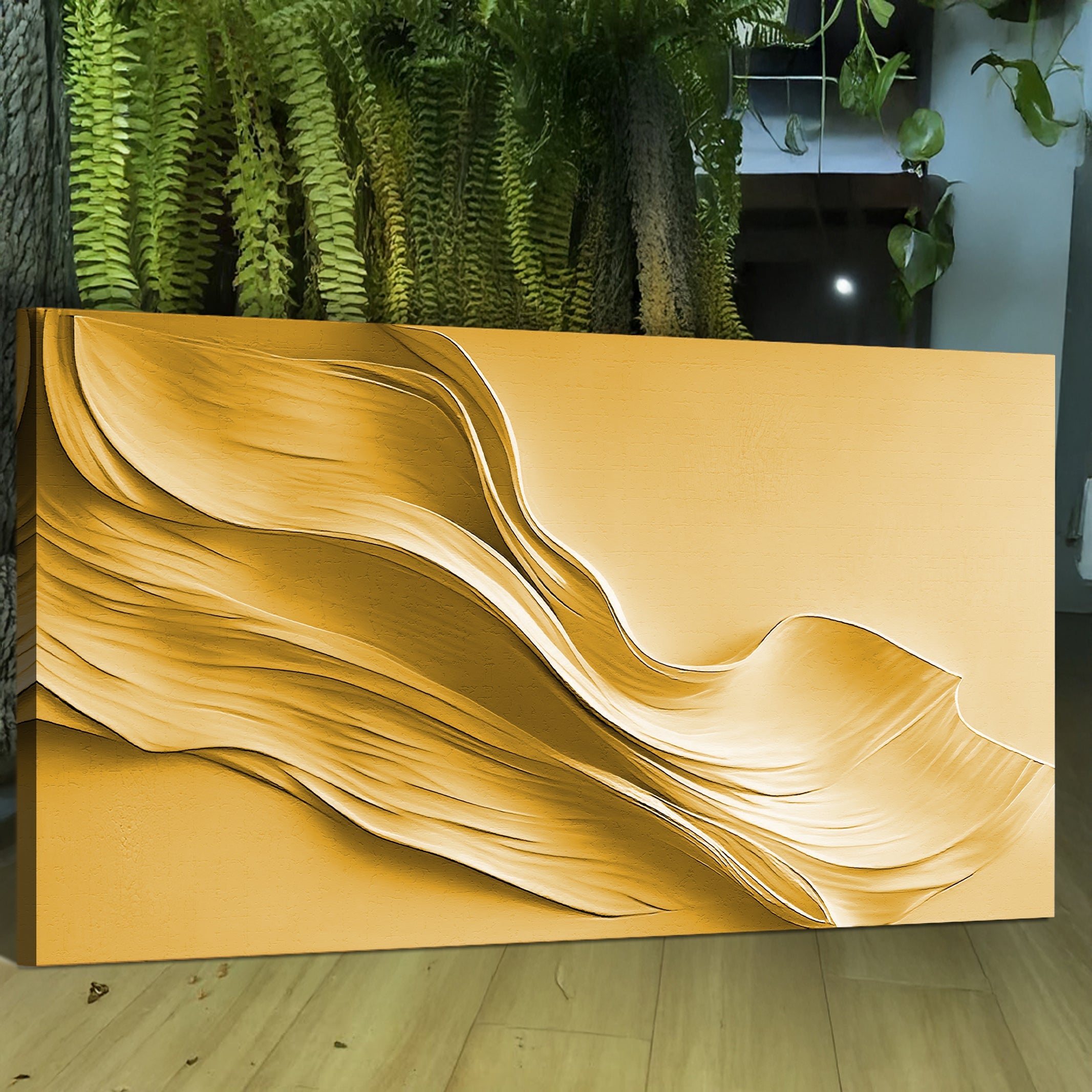 Gold Minimalist Wall Art II
