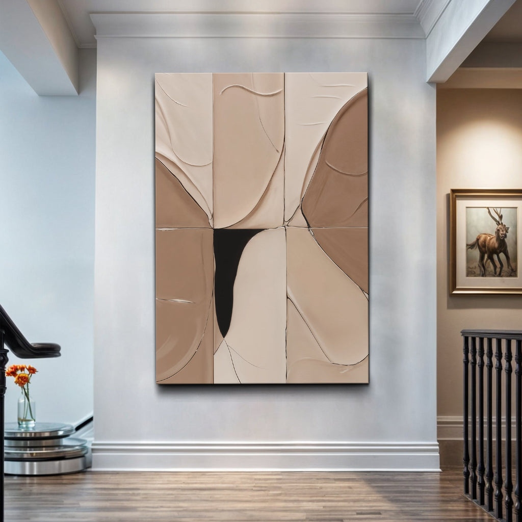 Neutral Abstract Boho Wall Art