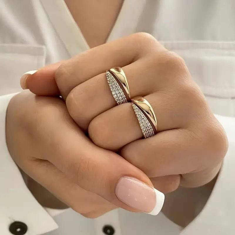Elegant Adjustable Sparkle Ring - Lifestyle Haven