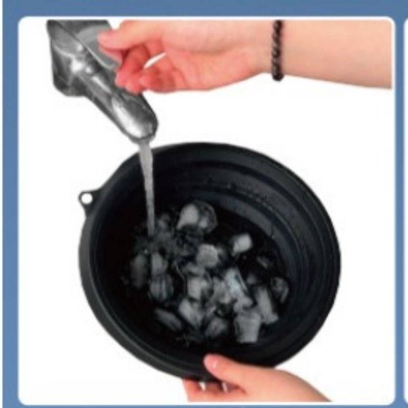 Collapsible Silicone Ice Basin - Lifestyle Haven