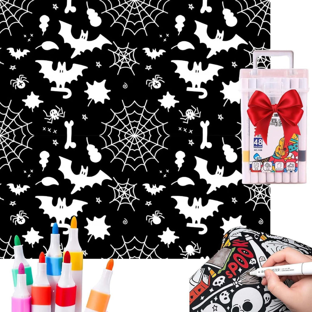 DIY Coloring Blanket With Markers - Lifestyle Haven