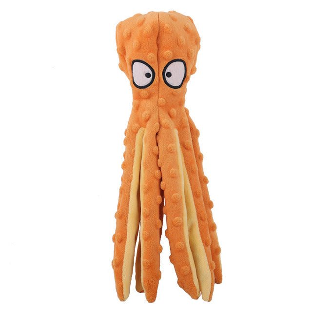 Interactive Bite-resistant Plush Octopus Pet Toy - Lifestyle Haven