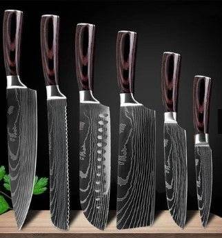 Carpenter's Special Set 6-piece Set 8-piece Set Knife Chef Knife Kitchen Knife Cooking - Lifestyle Haven
