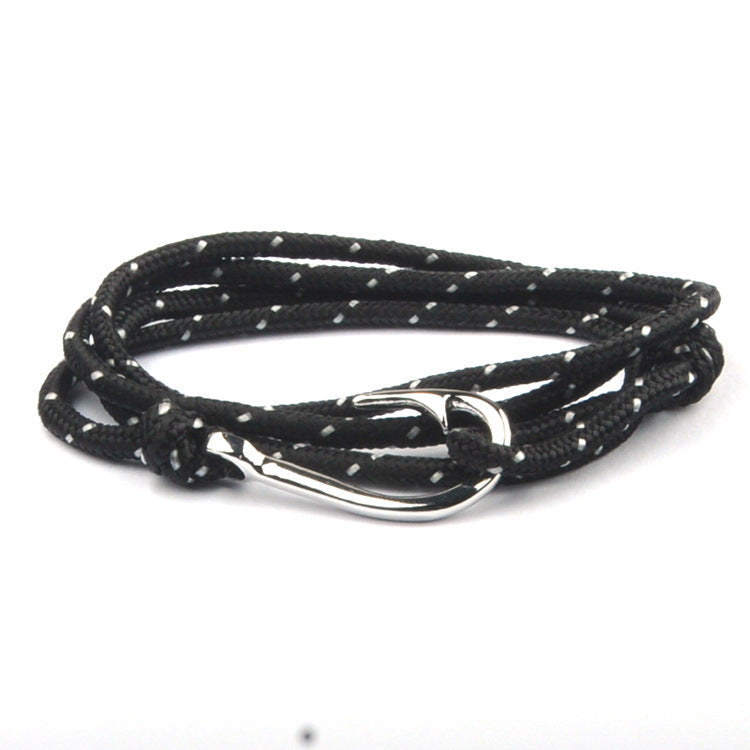 Fashion Hot Multilayer Rope Bracelet hope Anchor Sailor Anchor Bracelets  For Men and  Women Best Gift Hook Bracelet