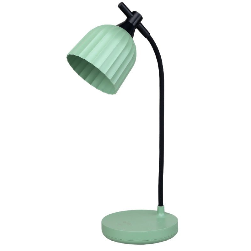 Creative Fashionable And Simple Touch-Activated Charging LED Dimmable Desk Lamp USB Rechargeable LED Folding Desk Lamp Eye Protection Touch Dimmable Reading Table Lamp Led Light 3 Color Modes Decorative Table Lamp Cute Study Lamps for Bedroom Décor