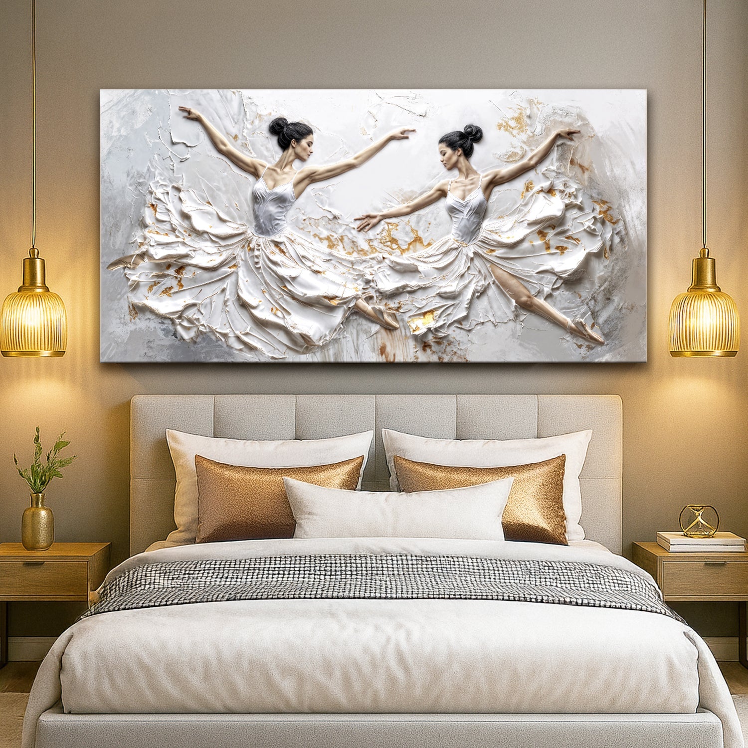 Modern Ethereal Dancers Wall Art