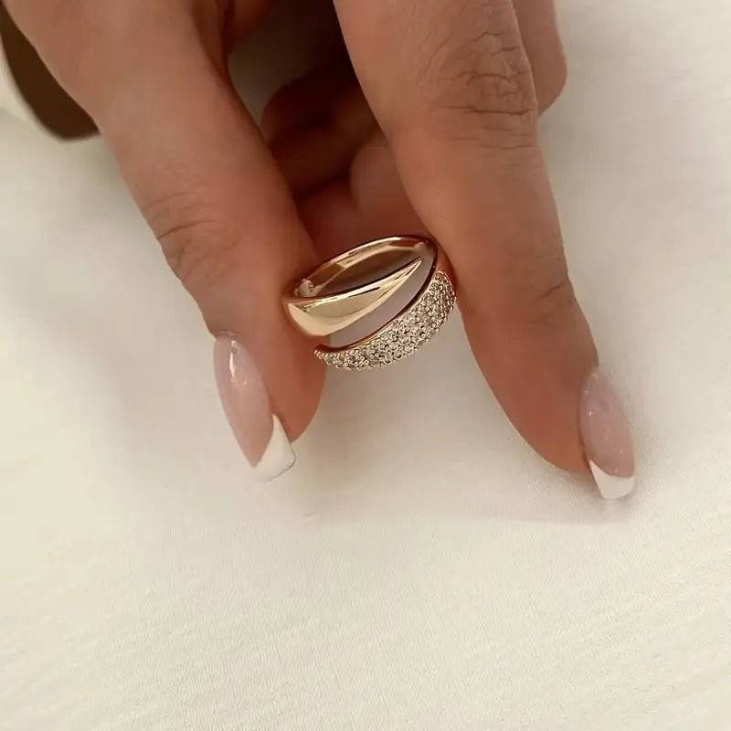 Elegant Adjustable Sparkle Ring - Lifestyle Haven