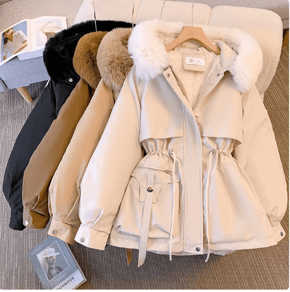 Women's Slimming Hooded Cotton-Padded Jacket - Lifestyle Haven