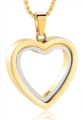 Heartfelt Remembrance: Stainless Steel Heart-Shaped Cremation Pendant - Lifestyle Haven