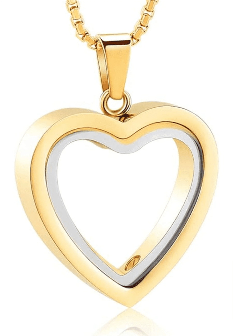 Heartfelt Remembrance: Stainless Steel Heart-Shaped Cremation Pendant - Lifestyle Haven