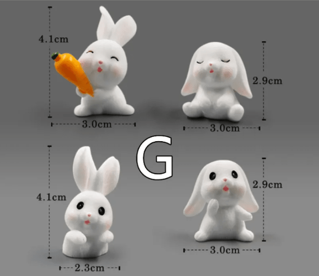 Mini Resin Animal Figurines – DIY Micro-Landscape Decor - Lifestyle Haven