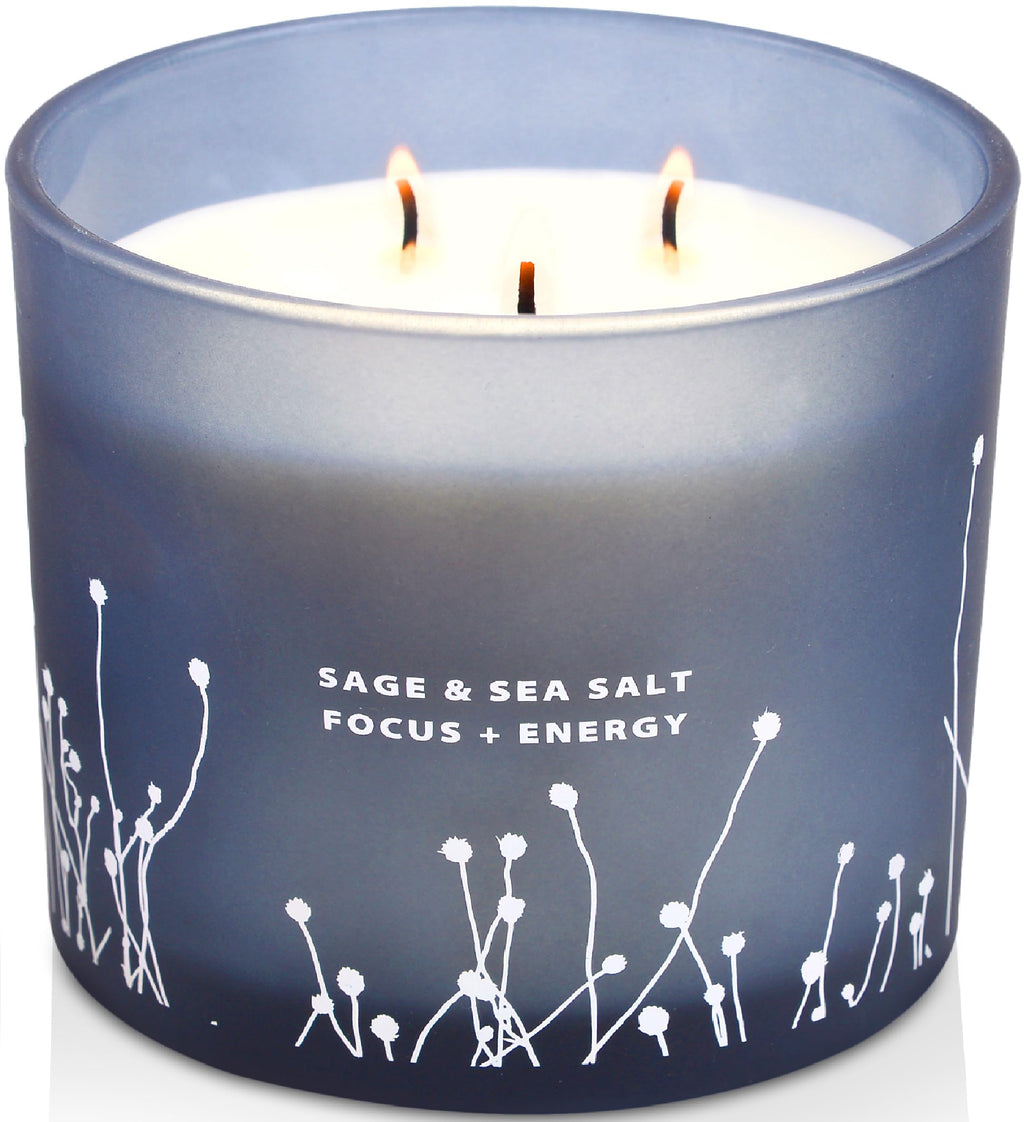 Soothing Sage & Salt Triple Wick by Lifestyle Haven