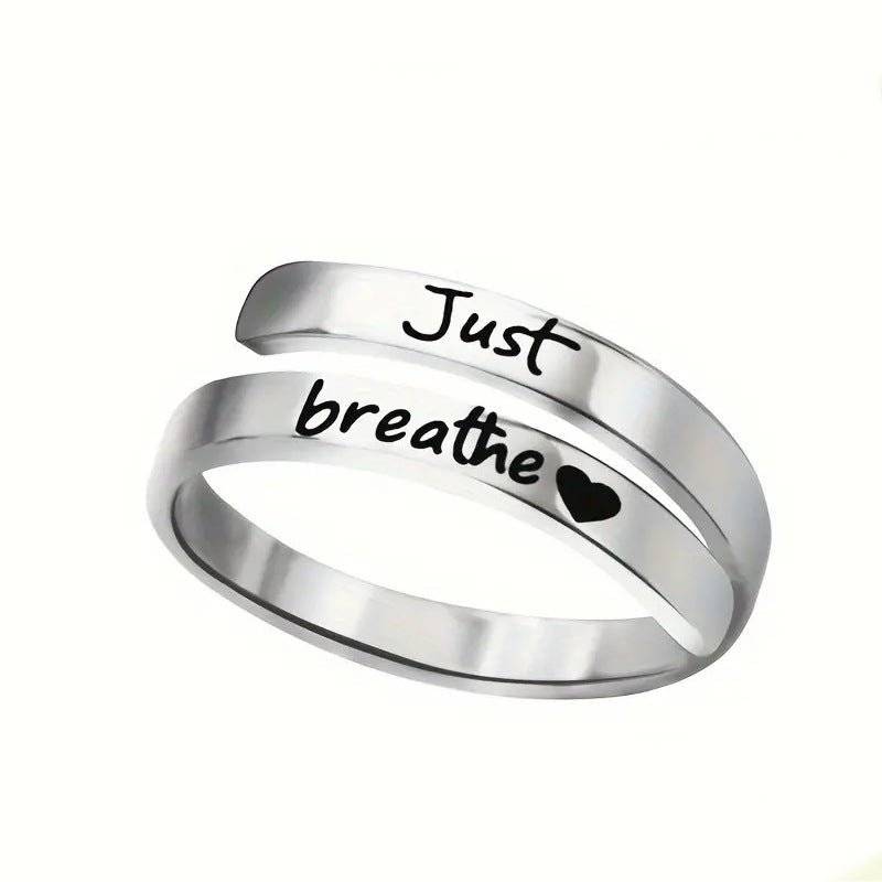 Silver Spiral Heart Ring - Lifestyle Haven