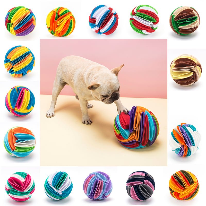 Foldable Dog Snuffle Ball For IQ Training Games - Lifestyle Haven