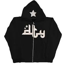 Star Printed Zip Up Hoodies - Lifestyle Haven