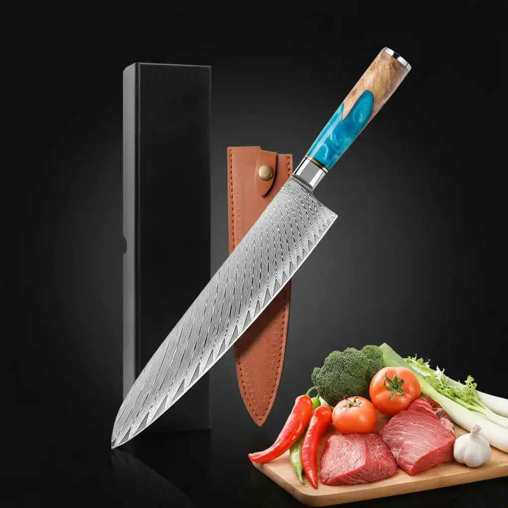67 Layer Damascus Kitchen Knife Set for Every Chef