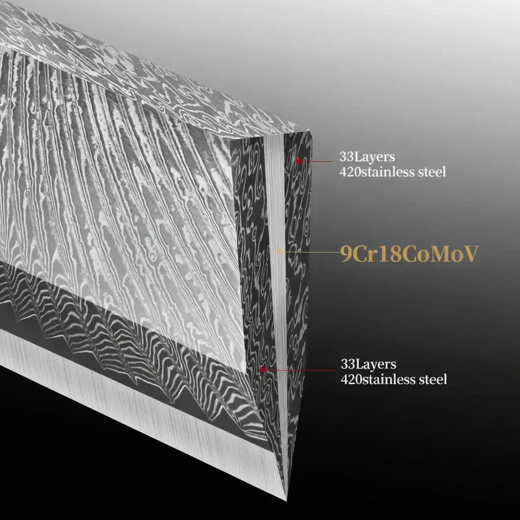 67 Layer Damascus Kitchen Knife Set for Every Chef
