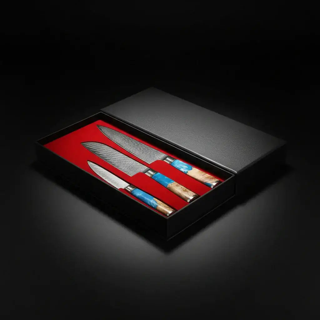 67 Layer Damascus Kitchen Knife Set for Every Chef