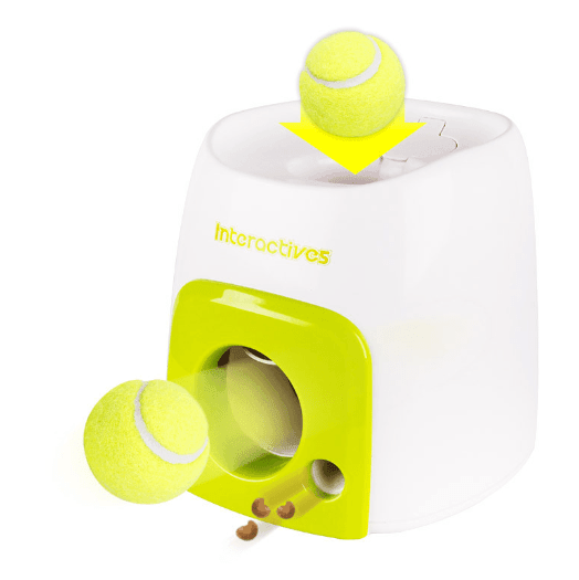 Smart Dog Interactive Feeder with Tennis Ball Reward - Lifestyle Haven